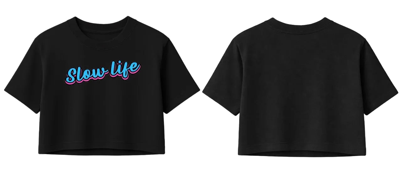 Women’s Crop Tee [SlowLife] Miami Night
